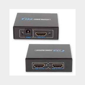 1 to 2 HDMI Splitter Adapter Converter for HDTV 3D TV PC Computer Laptop - HDMI-S2