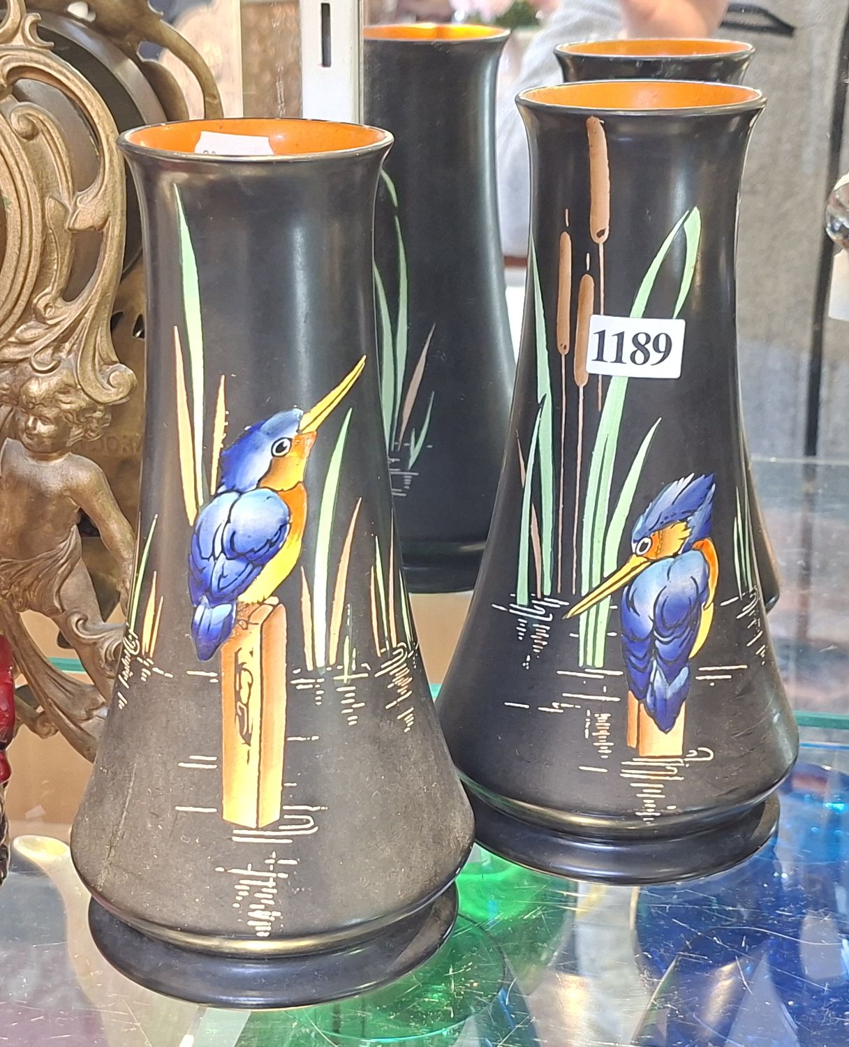 ART DECO SHELLEY VASES