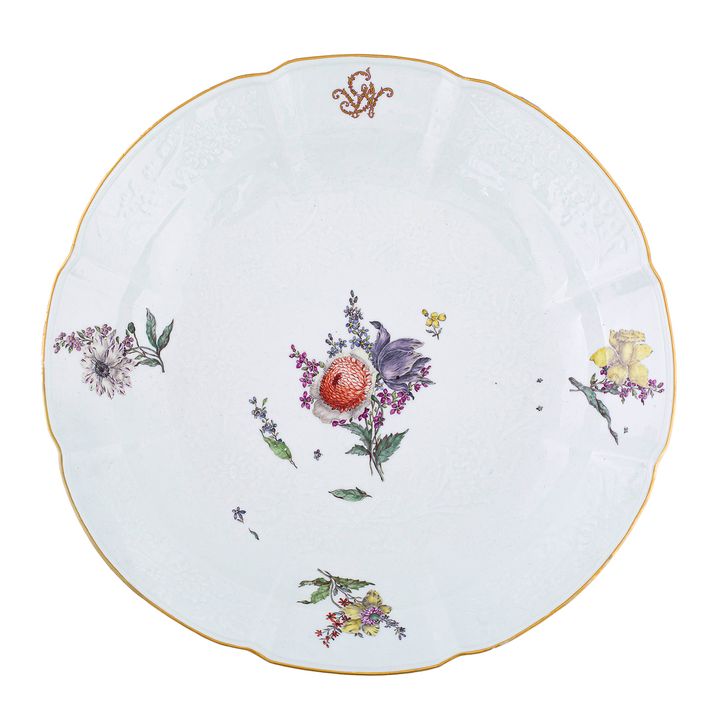 Talerz, Miśnia, ok. 1750