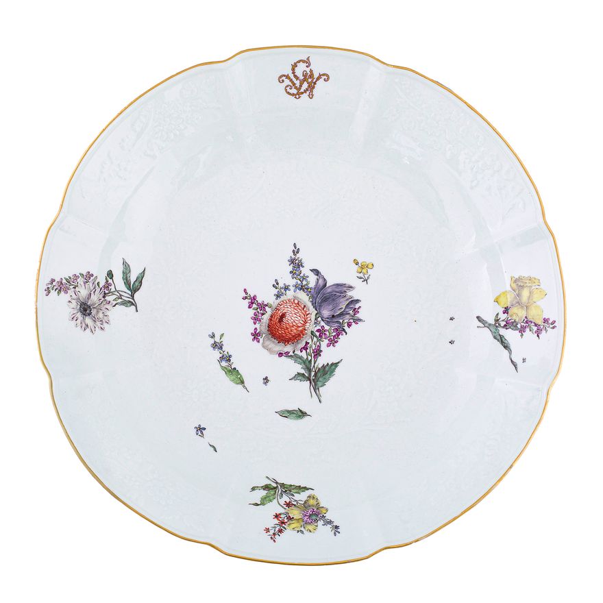 Talerz, Miśnia, ok. 1750