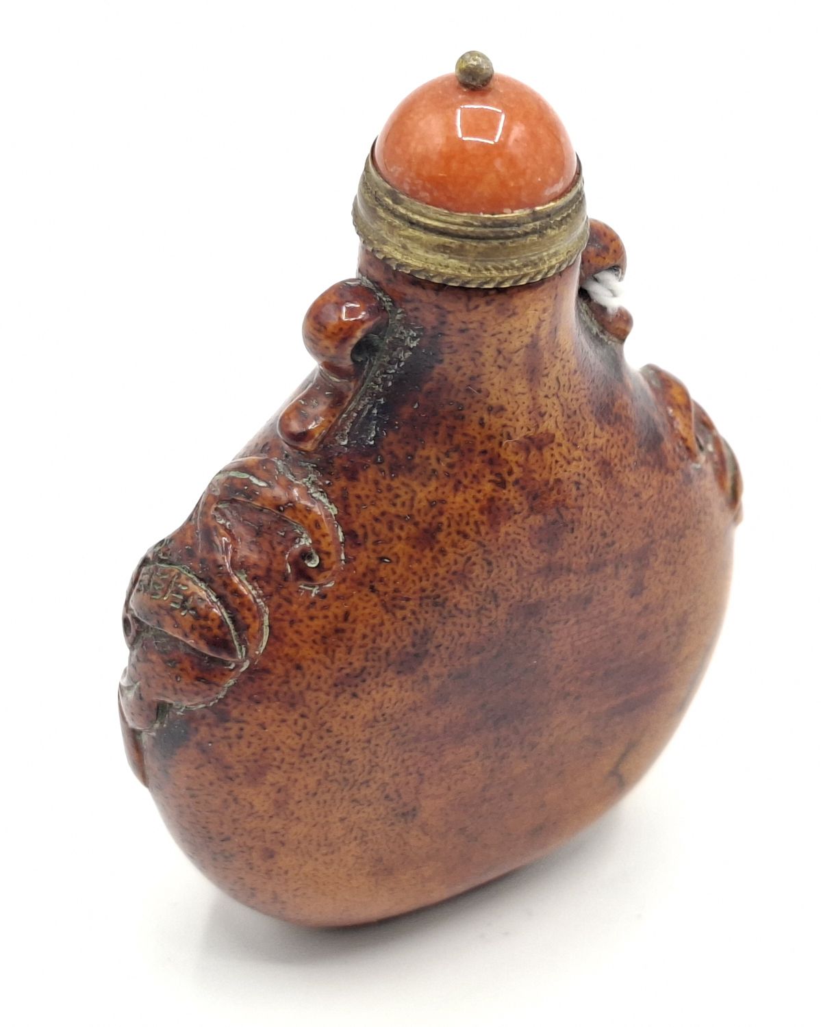 1219 · CARVED STONE SNUFF BOTTLE