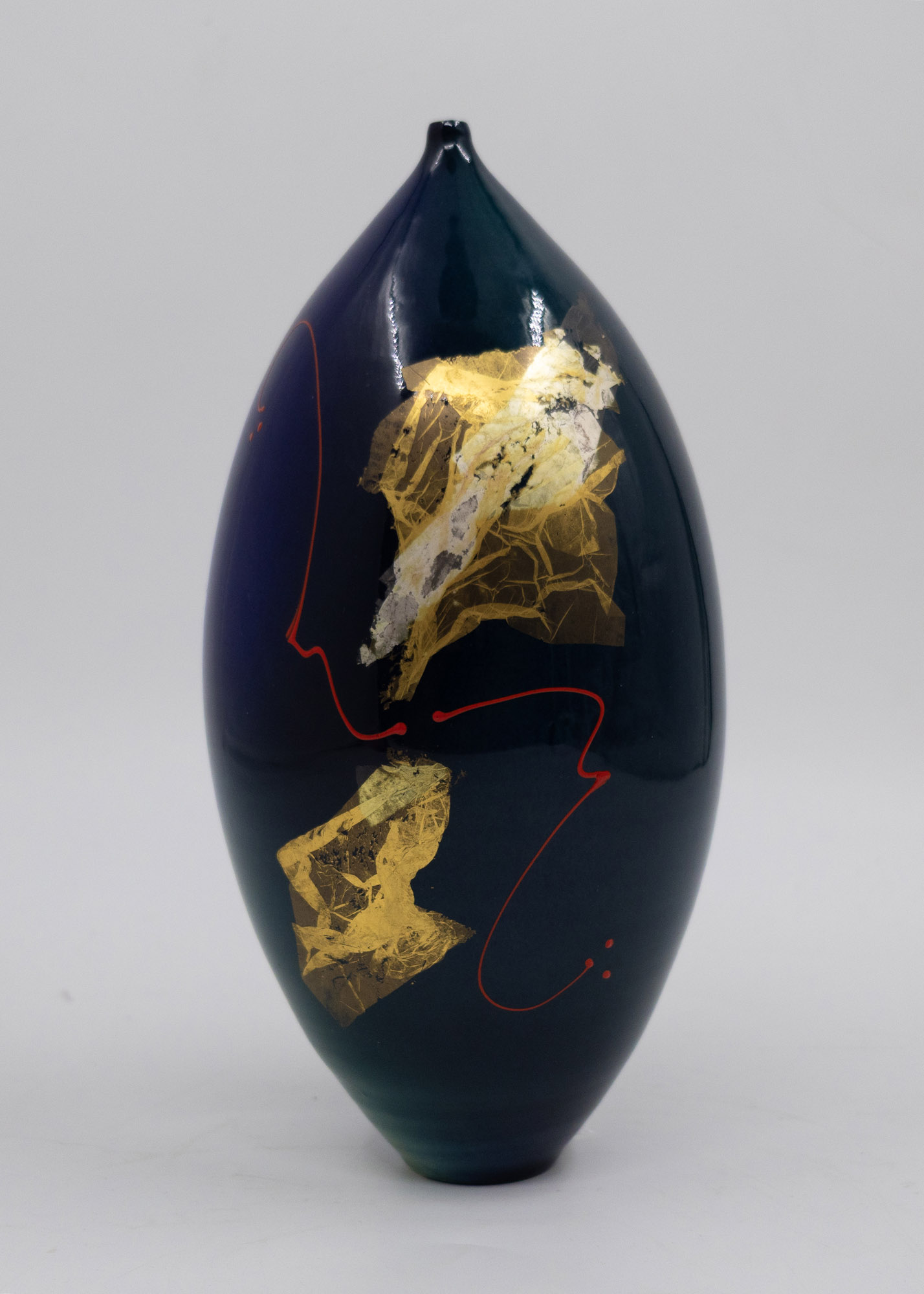 Peter Collis - Ovoid vase — sold at auction in New Zealand for $90