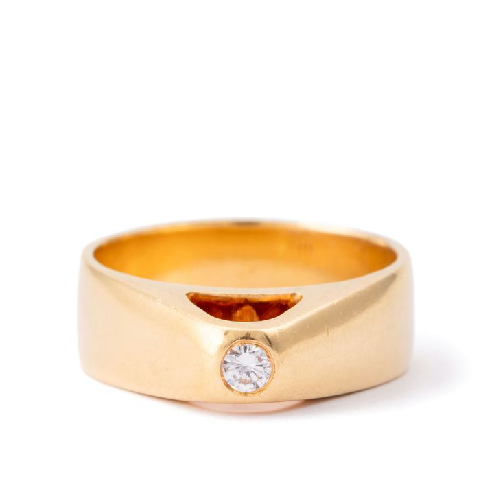 Georg Jensen Diamond Ring 18ct Gold