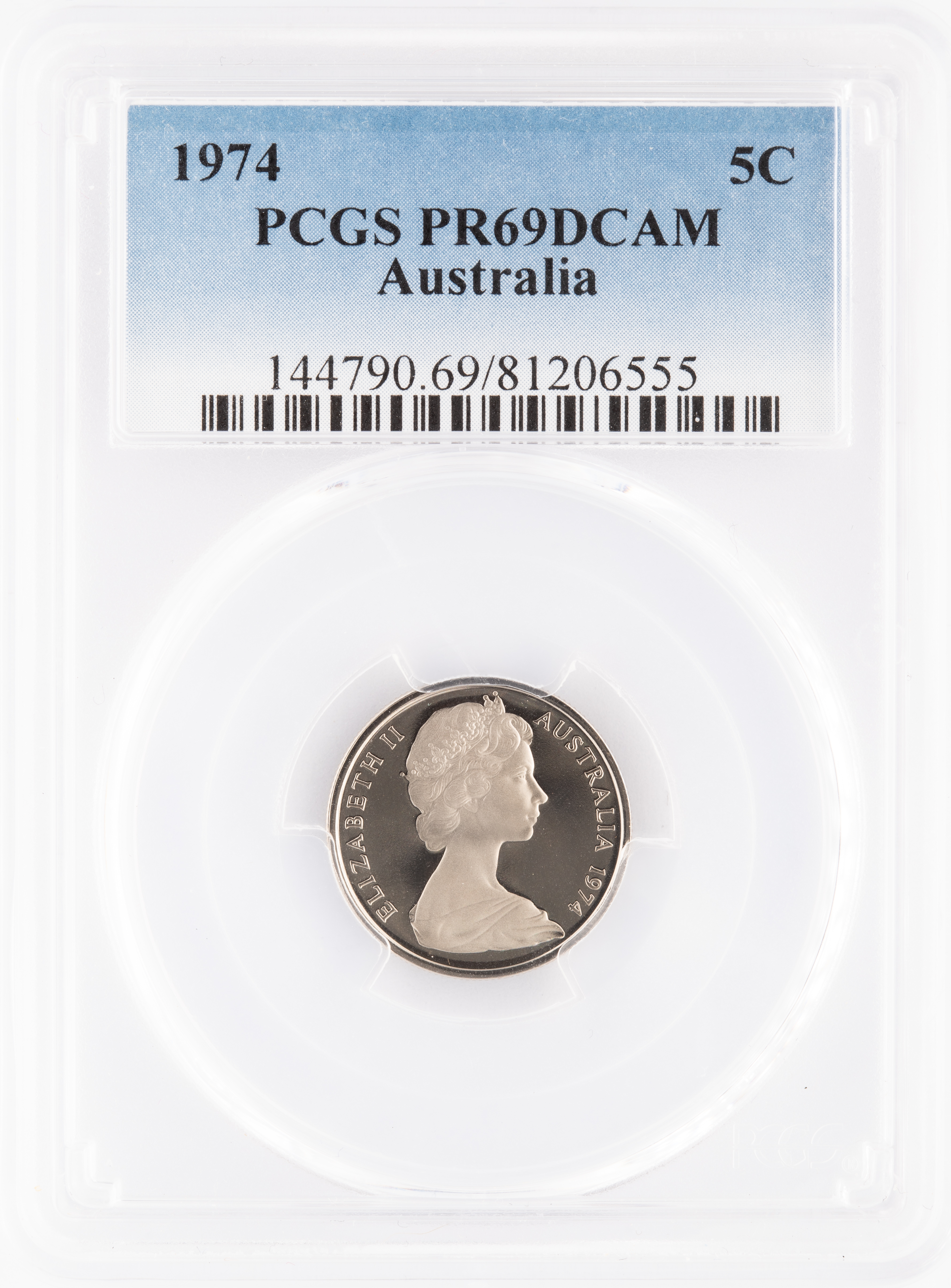 Five Cent, 1974, PCGS PR69DCAM