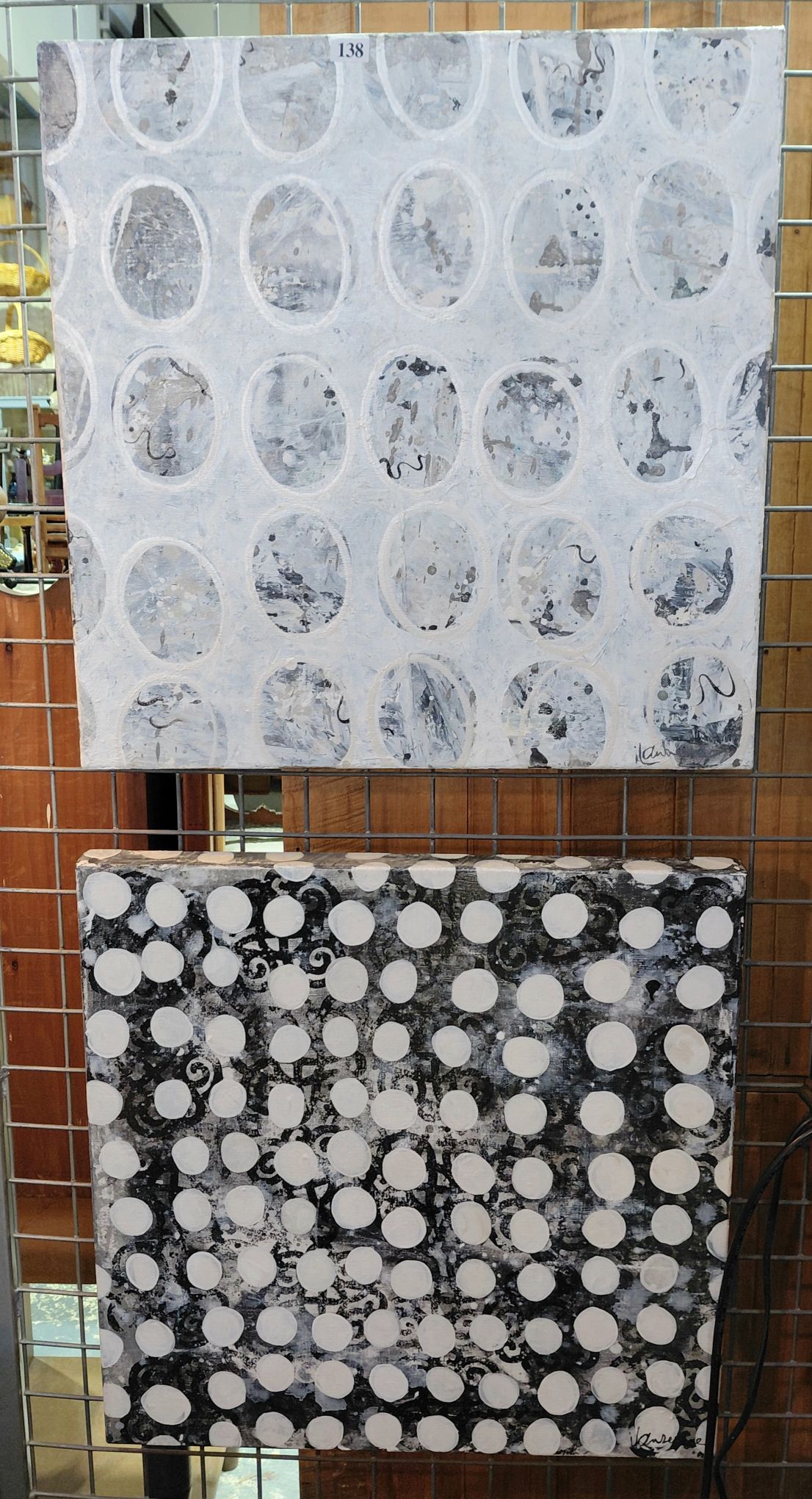 A Pair Of Original Paintings On Canvas