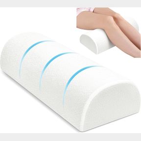 EXTENDED(23.6" X 8.7" X 5") LARGE KNEE PILLOW FOR SIDE SLEEPERS MEMORY FOAM LEG PILLOWS FOR SLEEPING BOLSTER PILLOW FOR NECK PAIN