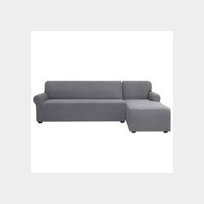 Fine Living L Shape Couch Cover (145x230x2cm) - Grey | AS 51490/9596 B6 (S6)