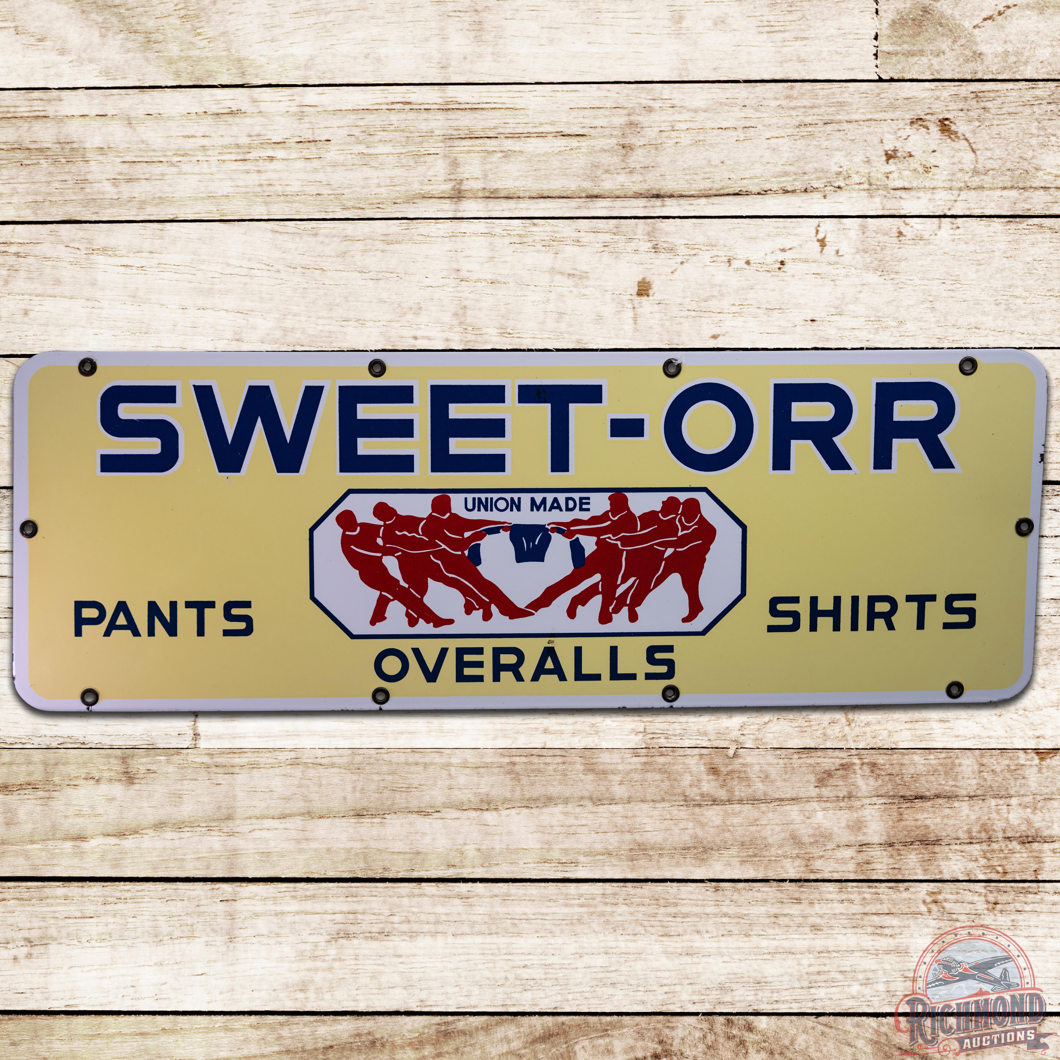 Sweet-Orr Union Made Pants Overalls Shirts SSP Sign - 9C
