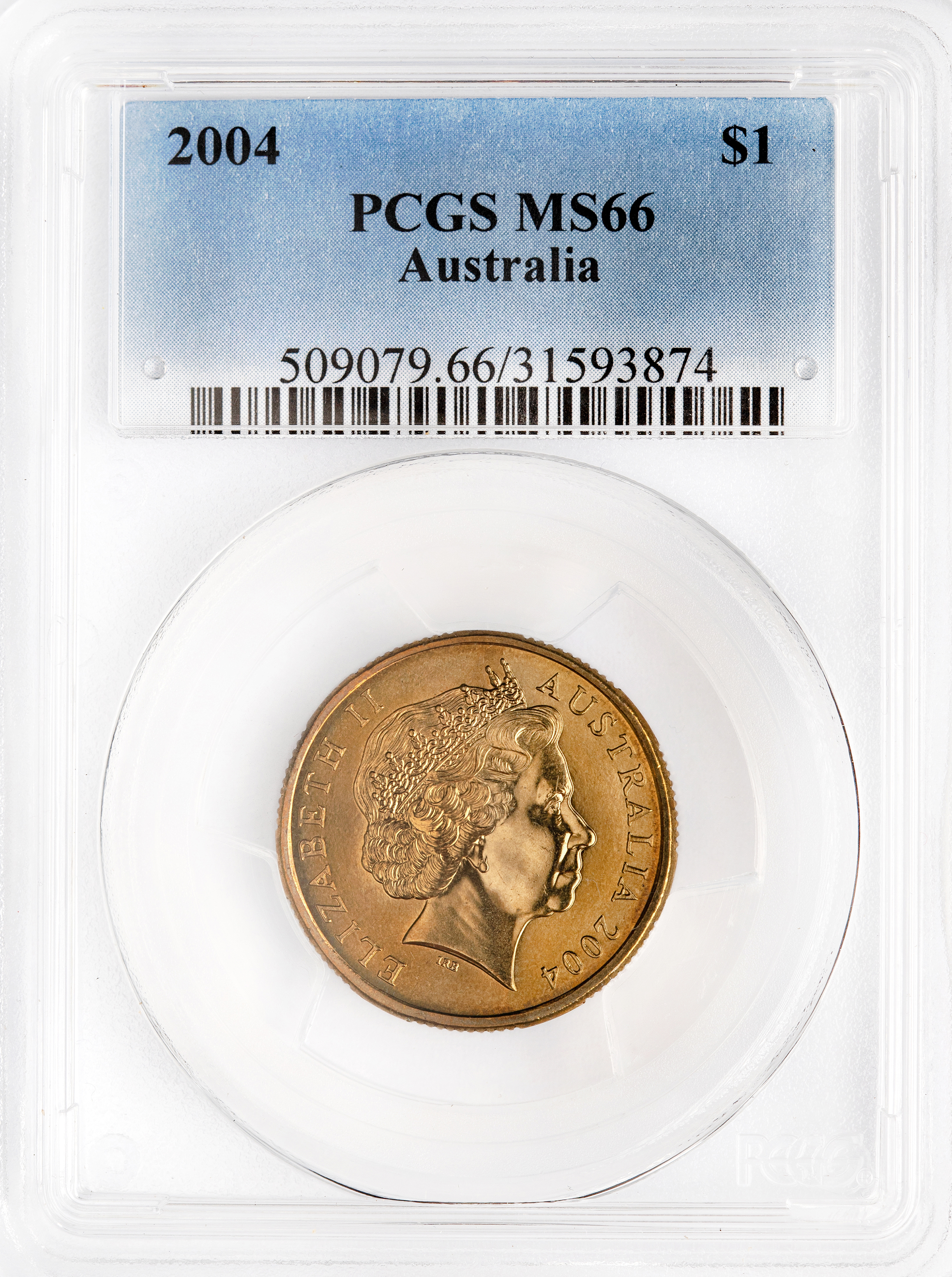 One Dollar, 2004, PCGS MS66