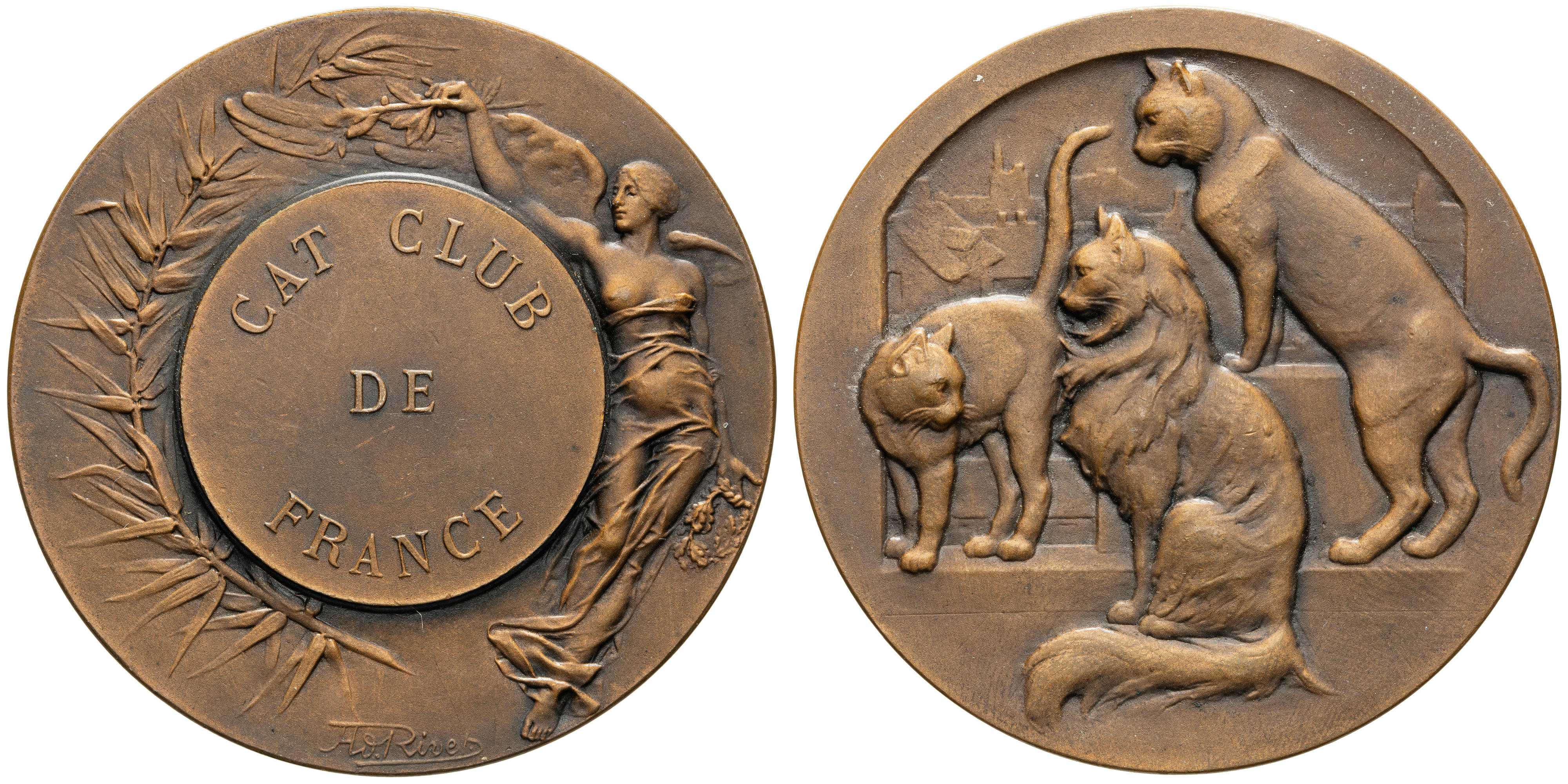 France, Cat Club (de), C.1900s, aUNC