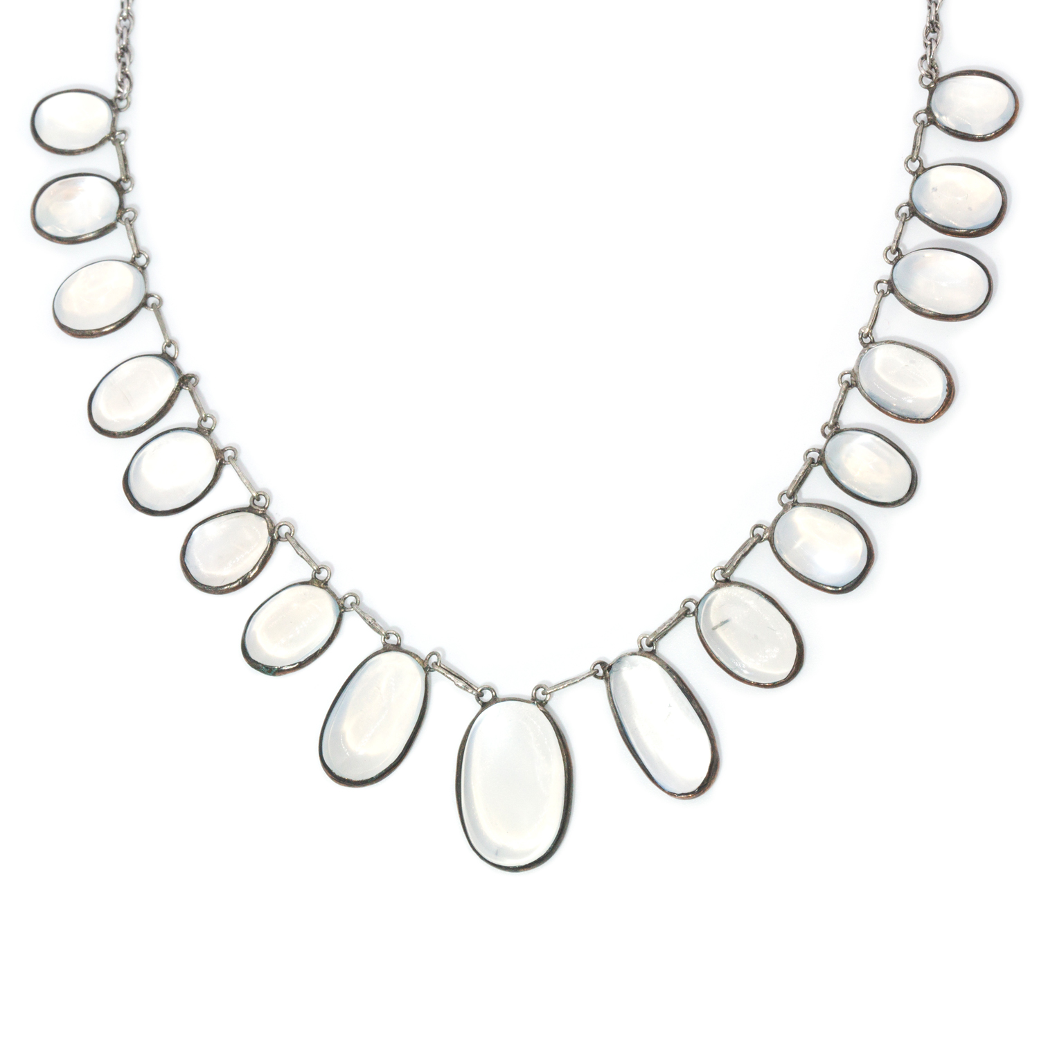 170 · Sterling Silver Moonstone Necklace