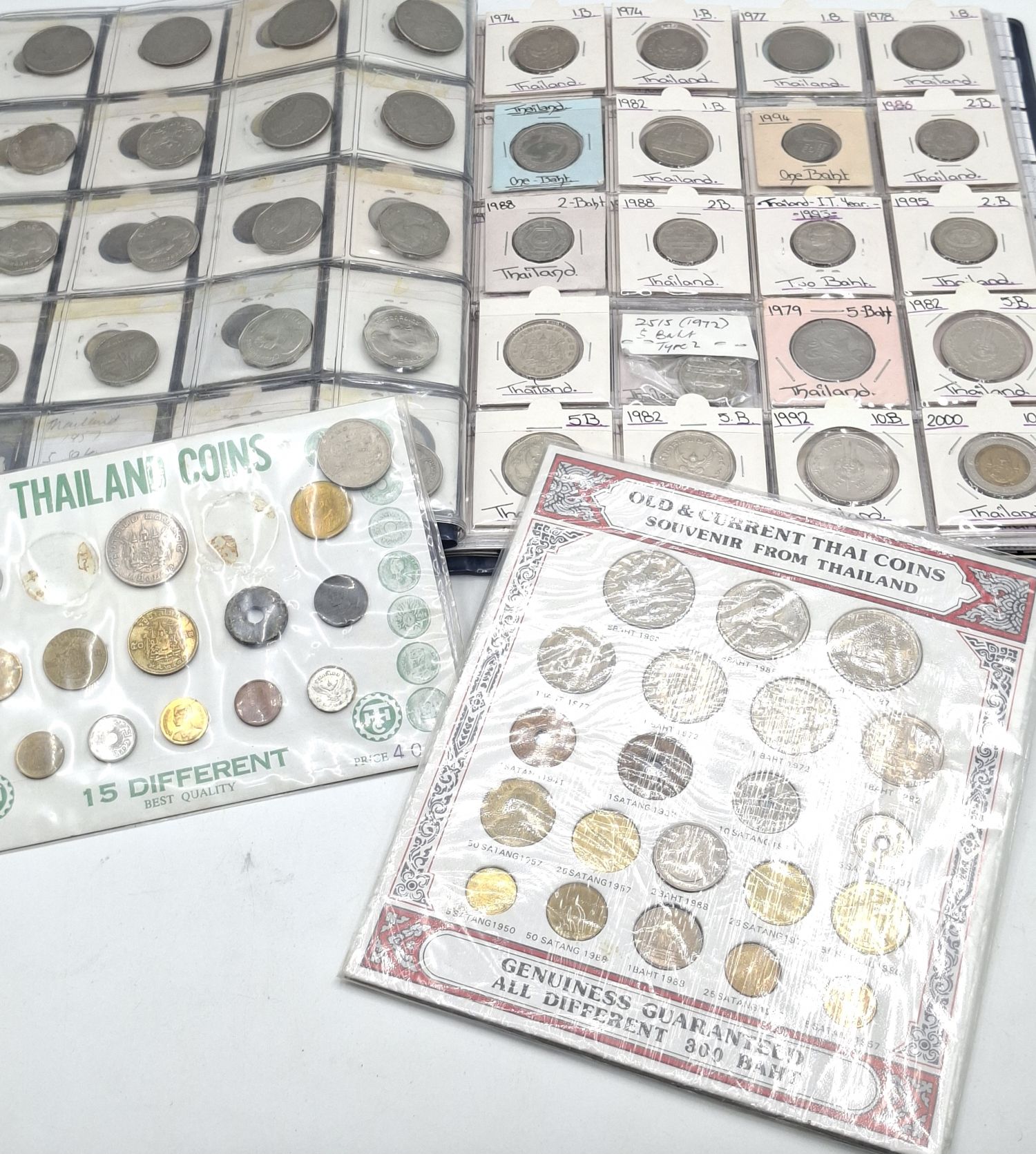 Thailand: 2 X Coin Sets - 36 Coins