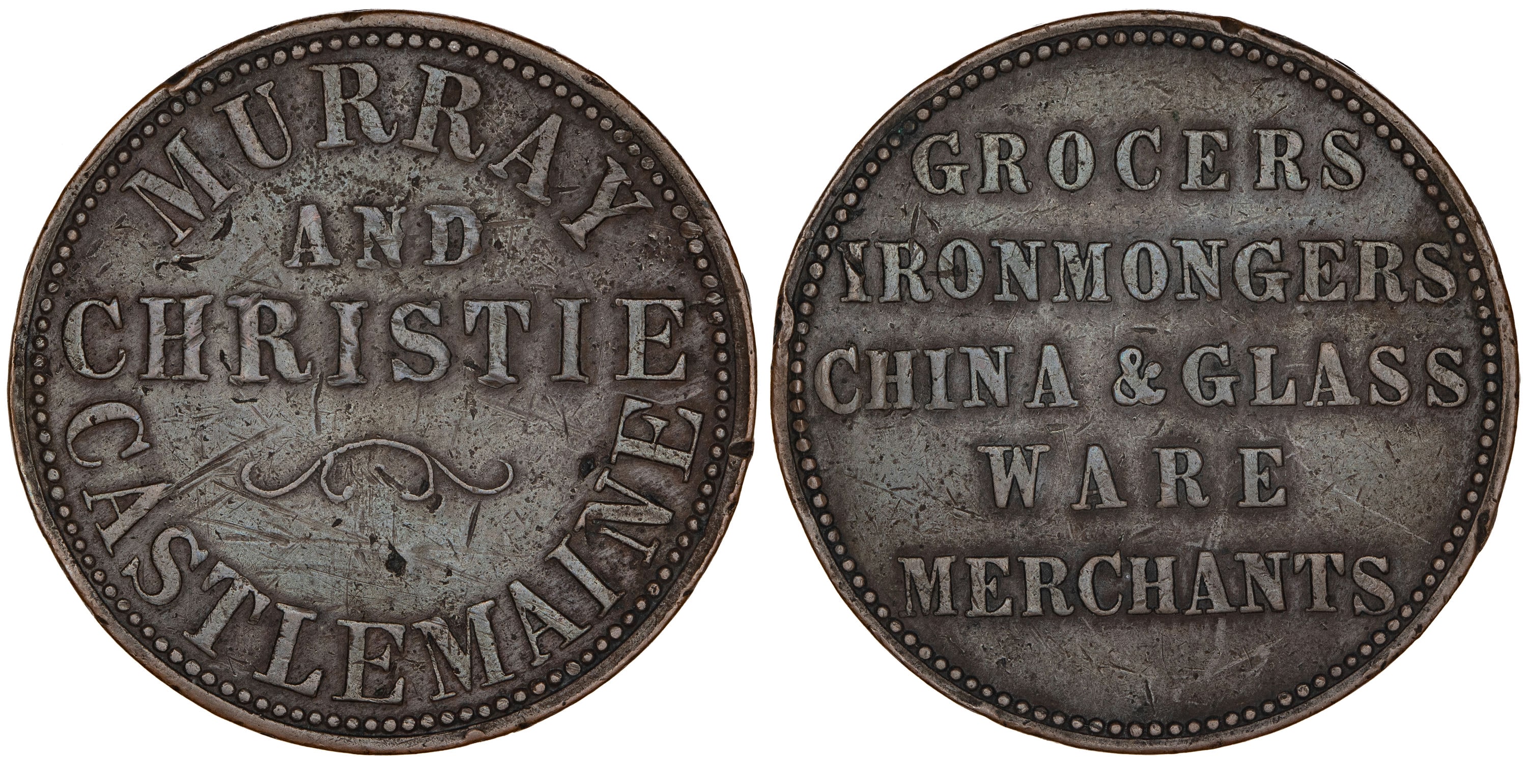 A.396 - Murray & Christie - Castlemaine, VIC, Penny, gF