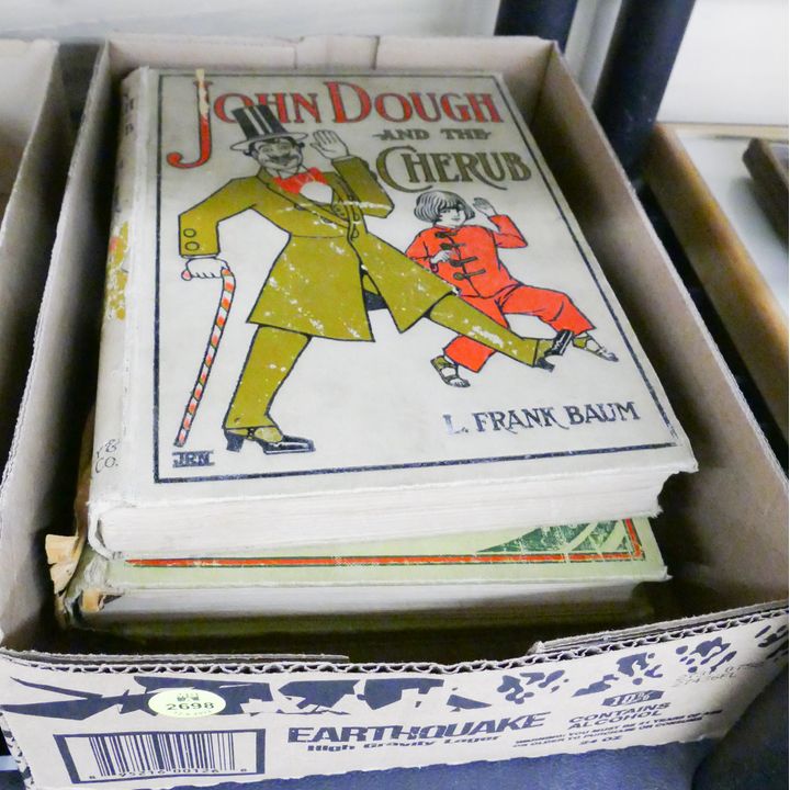 Box Antique Oz Books Etc