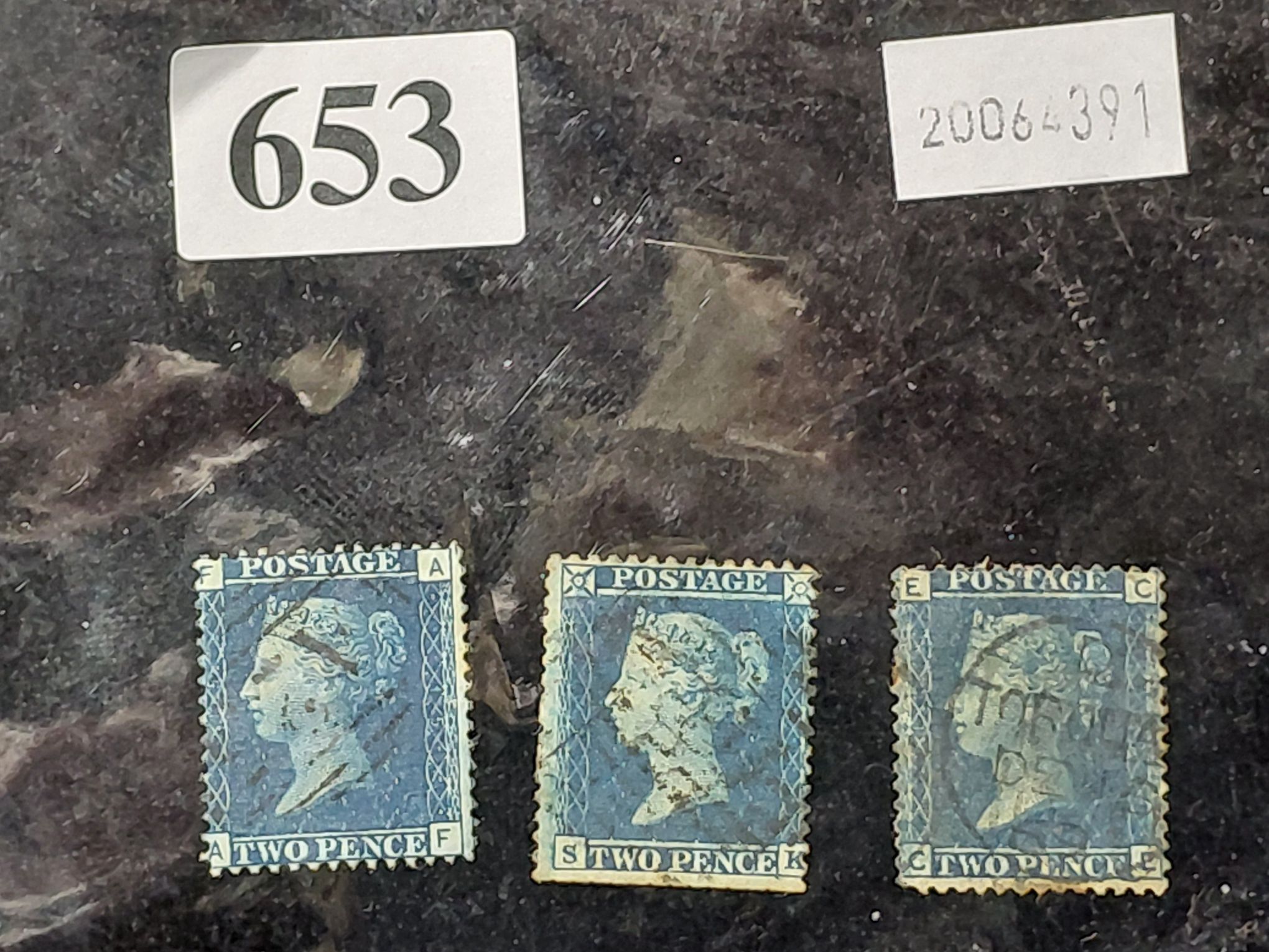 653 · GREAT BRITAIN 2 PENNY BLUE