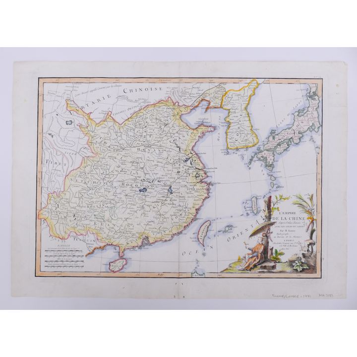 Bonne, L'Empire de la Chine. 1771. Color