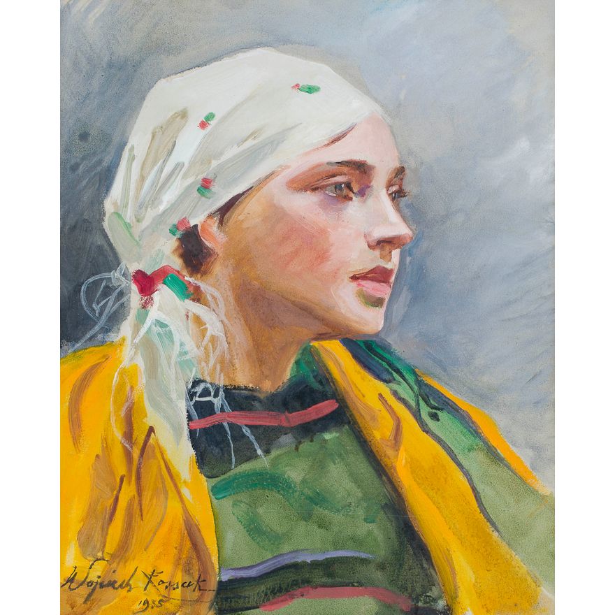 Wojciech Kossak | Portret góralki