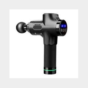 30 Speed Levels Deep Tissue Muscle Massage Gun with 6 Heads - Carbon Black - 51745/18276 AS B1 (S2)
