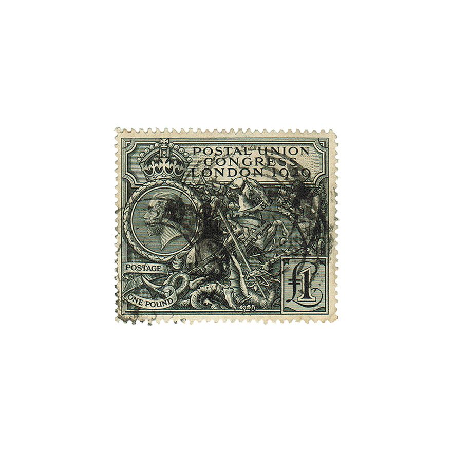 Great Britain 1929  1 Postal Union Congress