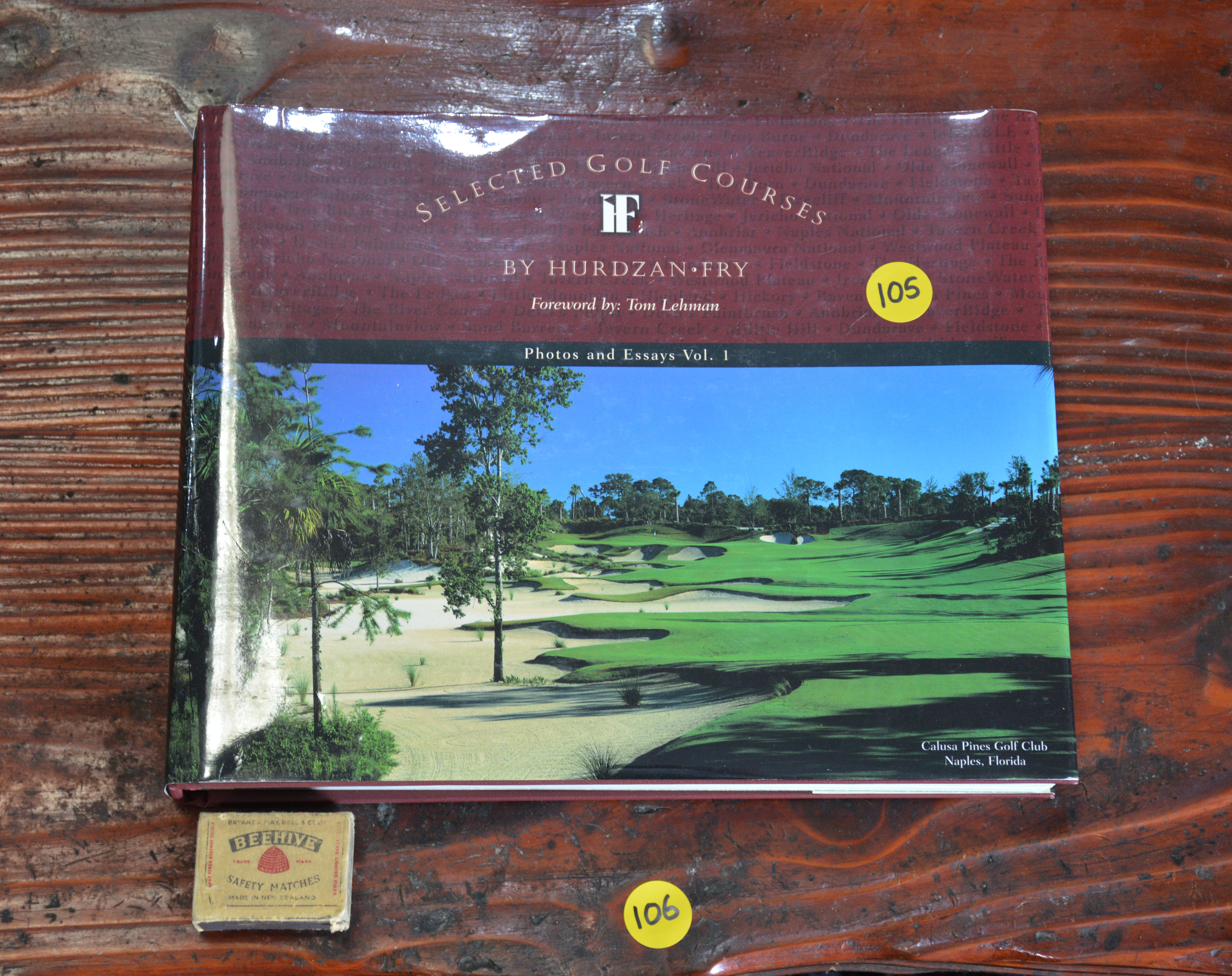 Selected Golf Courses Photos and Essays Book — NZ auction result