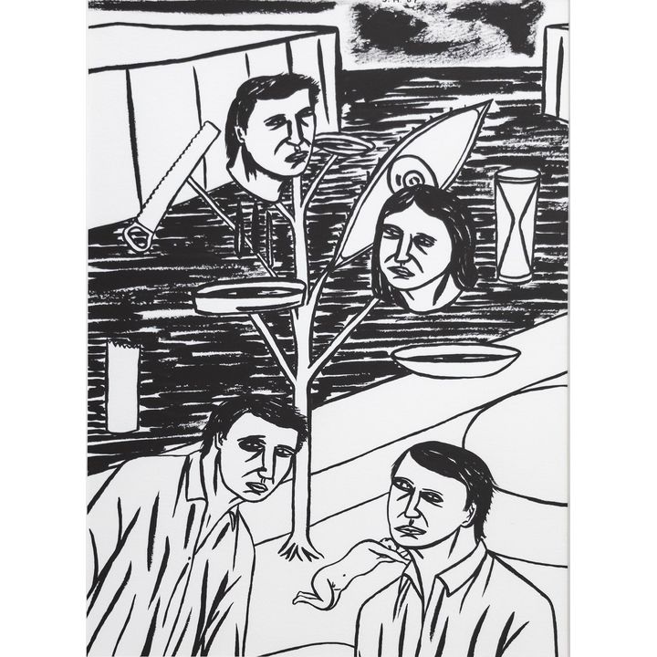 Jeffrey Harris 'Untitled (four figures)'