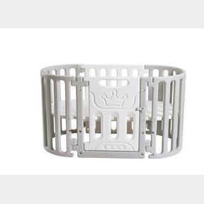 5-IN-1 CONVERTIBLE CRIB BED BABY PLAY PEN TABLE - GREY - CONVERTIBLE BABY CRIB BED BABY PLAY PEN TABLE