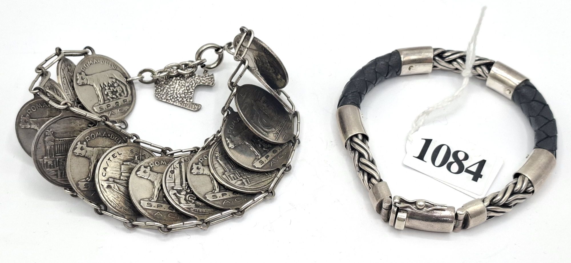 1084 · TWO MENS BRACELETS