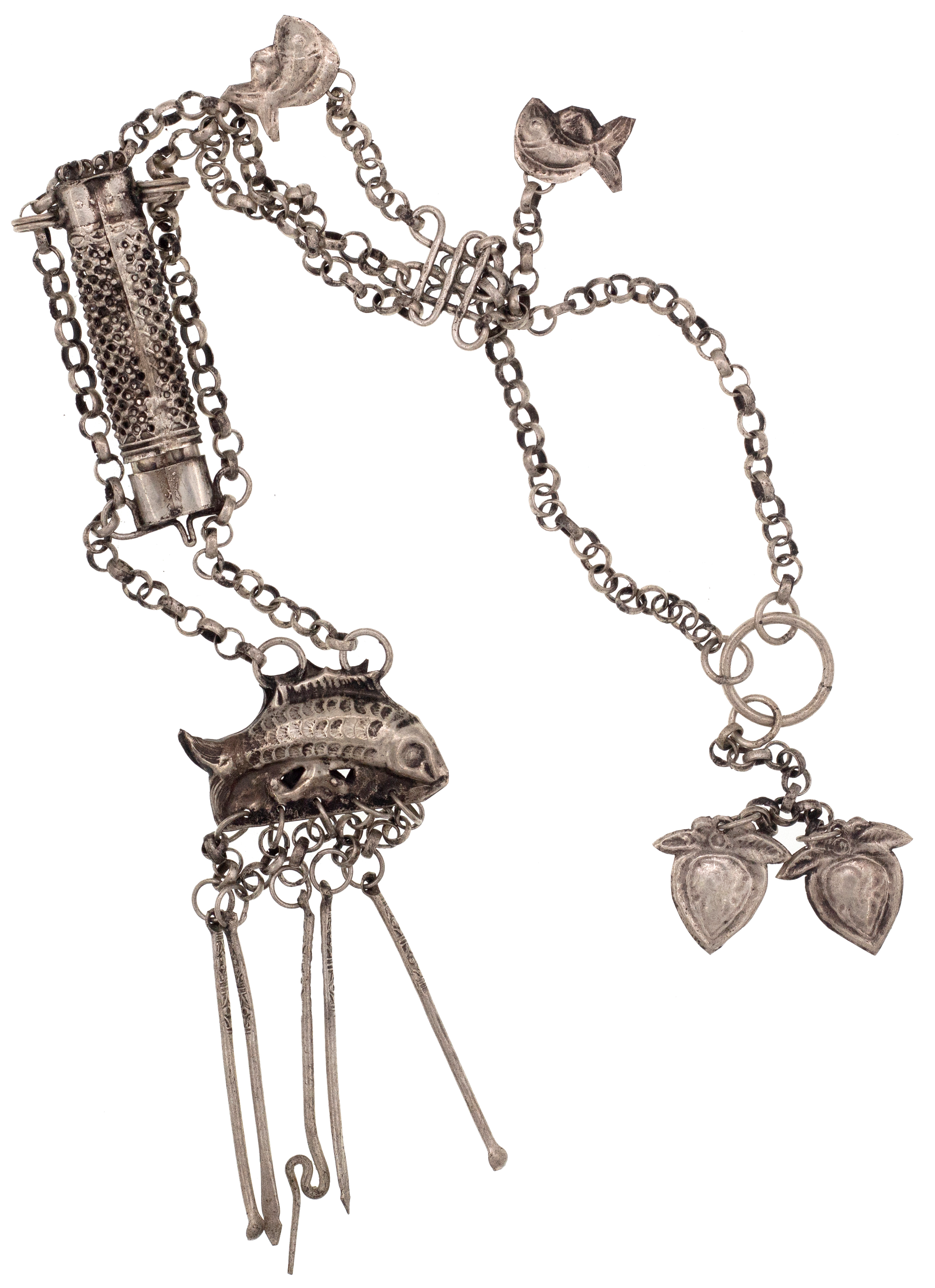 263 · China, Empire, Qing Dynasty, Opium Case Chatelaine, c.1900, VGC