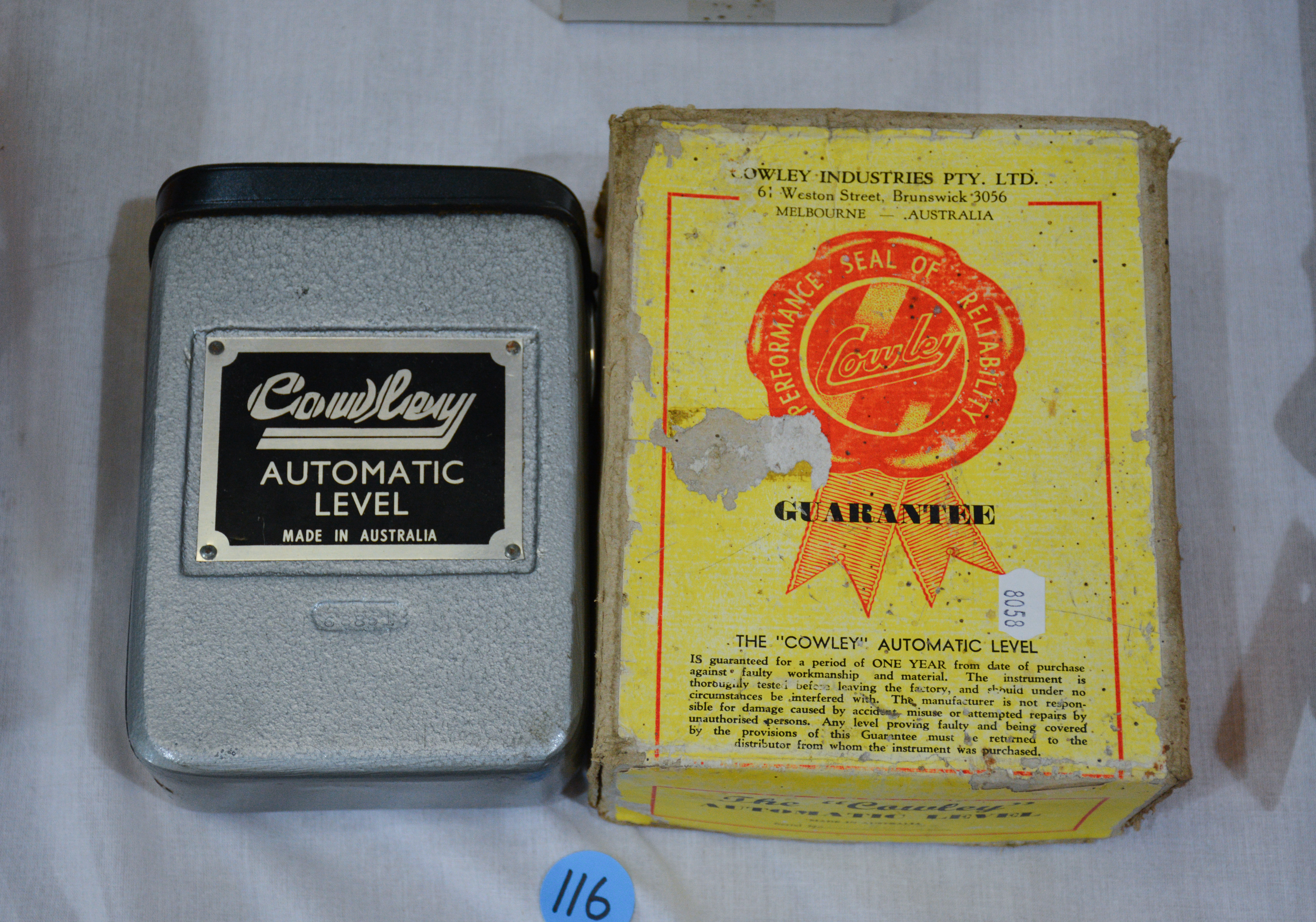 Cowley Automatic Level — NZ auction result