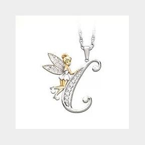 SilverCity Large Fairy Personalised Alphabet Initial Letter Brooch - C | AS 51663/3732 B4 (S6)SB