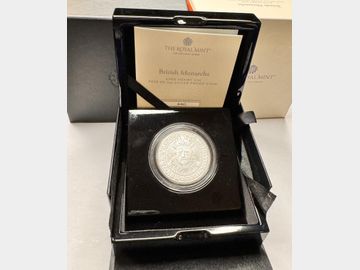2023 MONARCH SERIES HENRY VII PROOF 2oz SILVER 5 POUND COIN