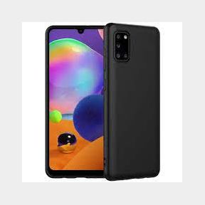 Tekron Slimfit Protective Matte Case for Samsung Galaxy A31 - Black - Samsung Galaxy A31 (SM-A315F)-51462/5071 B1 (S7)SB
