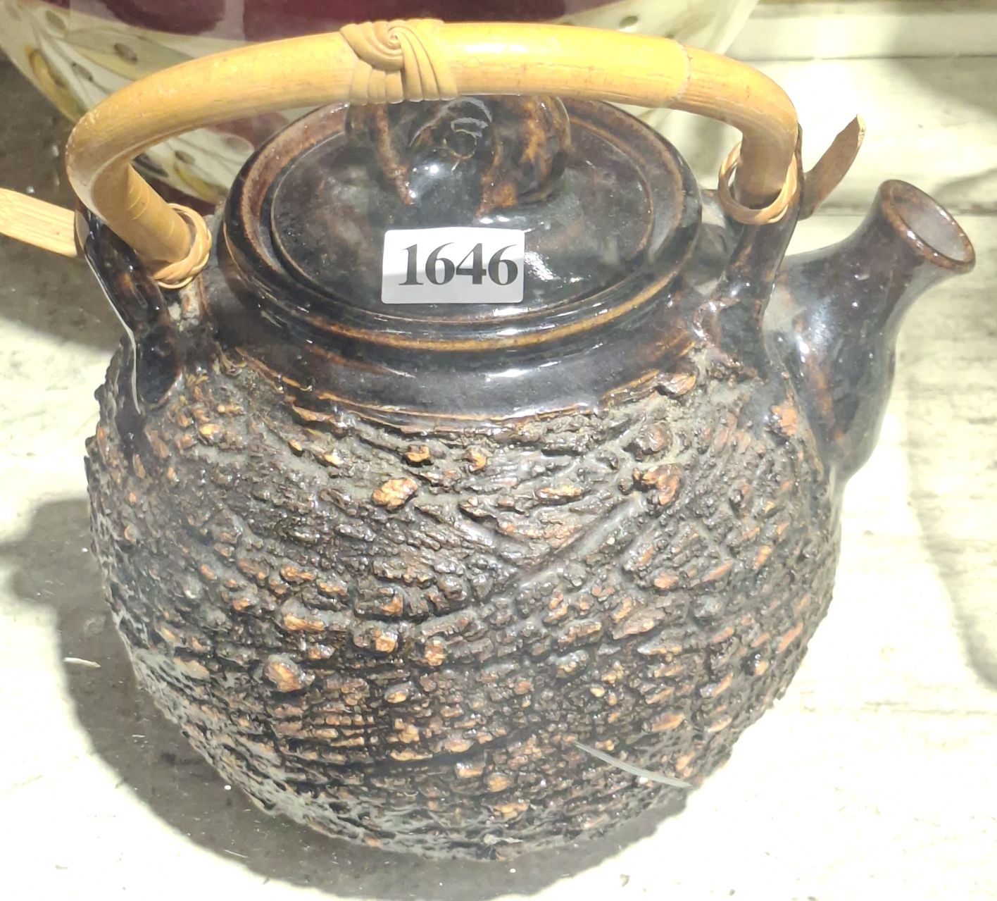Glazed Ceramic Teapot