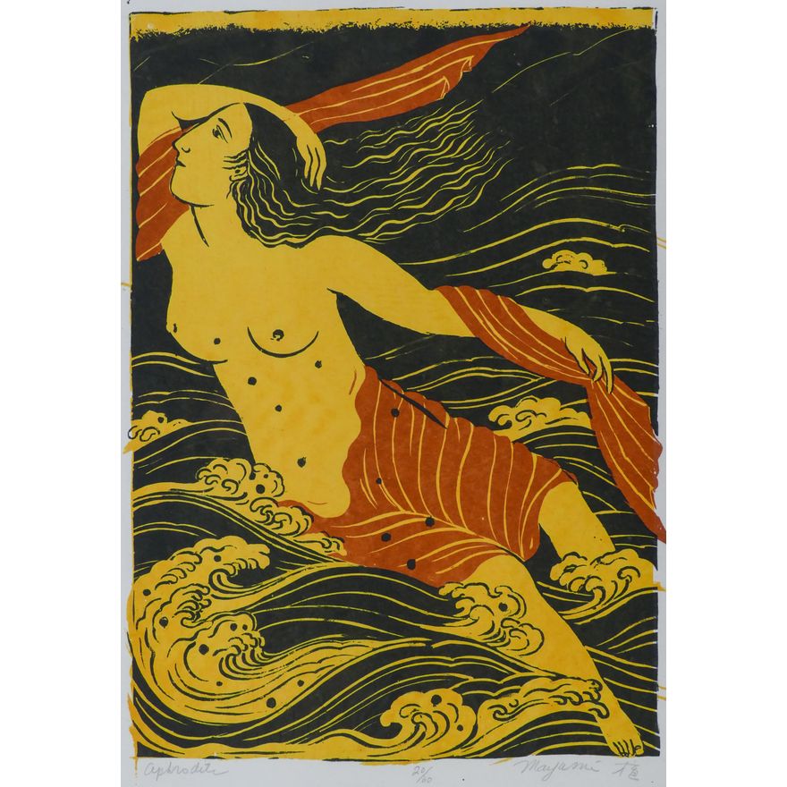 Mayumi Oda ''Aphrodite'' 1978 Silkscreen