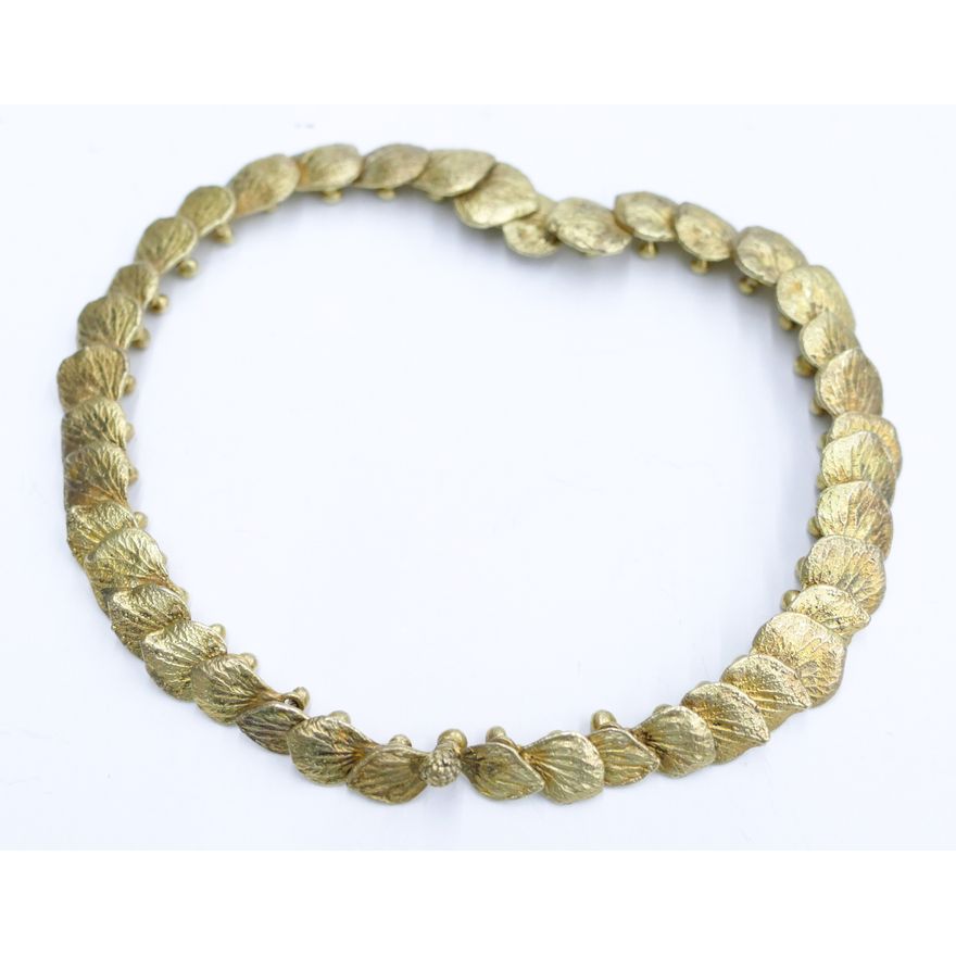 Claude Lalanne ''Hortensia'' Vermeil Silver Necklace