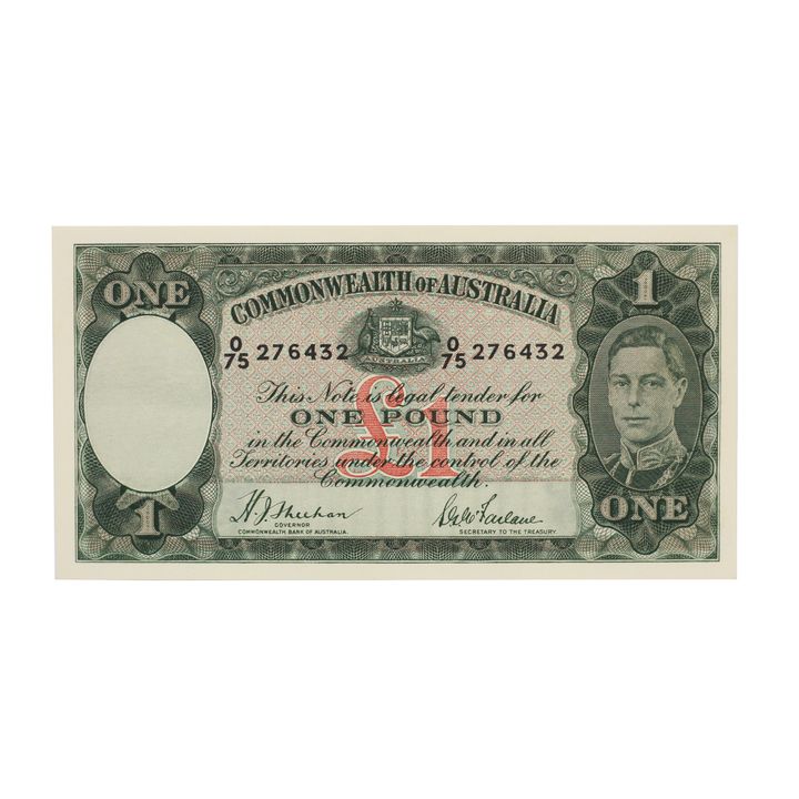 Sheehan/MacFarlane, One Pound, 1938, UNC