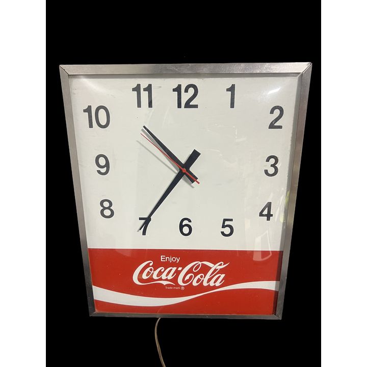 Coca Cola Coke Light Up Soda Clock