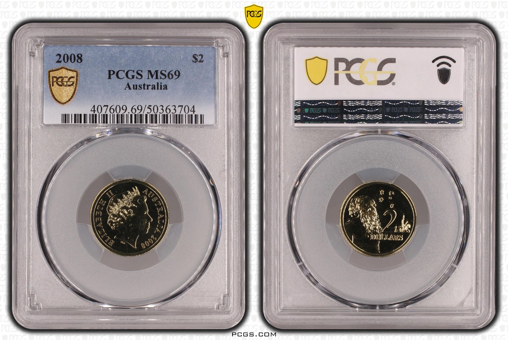 Two Dollar, 2008, PCGS MS69