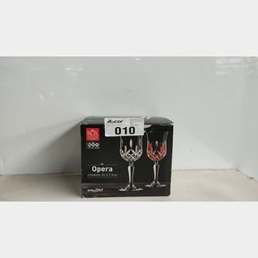 RCR - OPERA CRYSTAL RED WINE GOBLET GLASSES - 230ML - SET OF 5