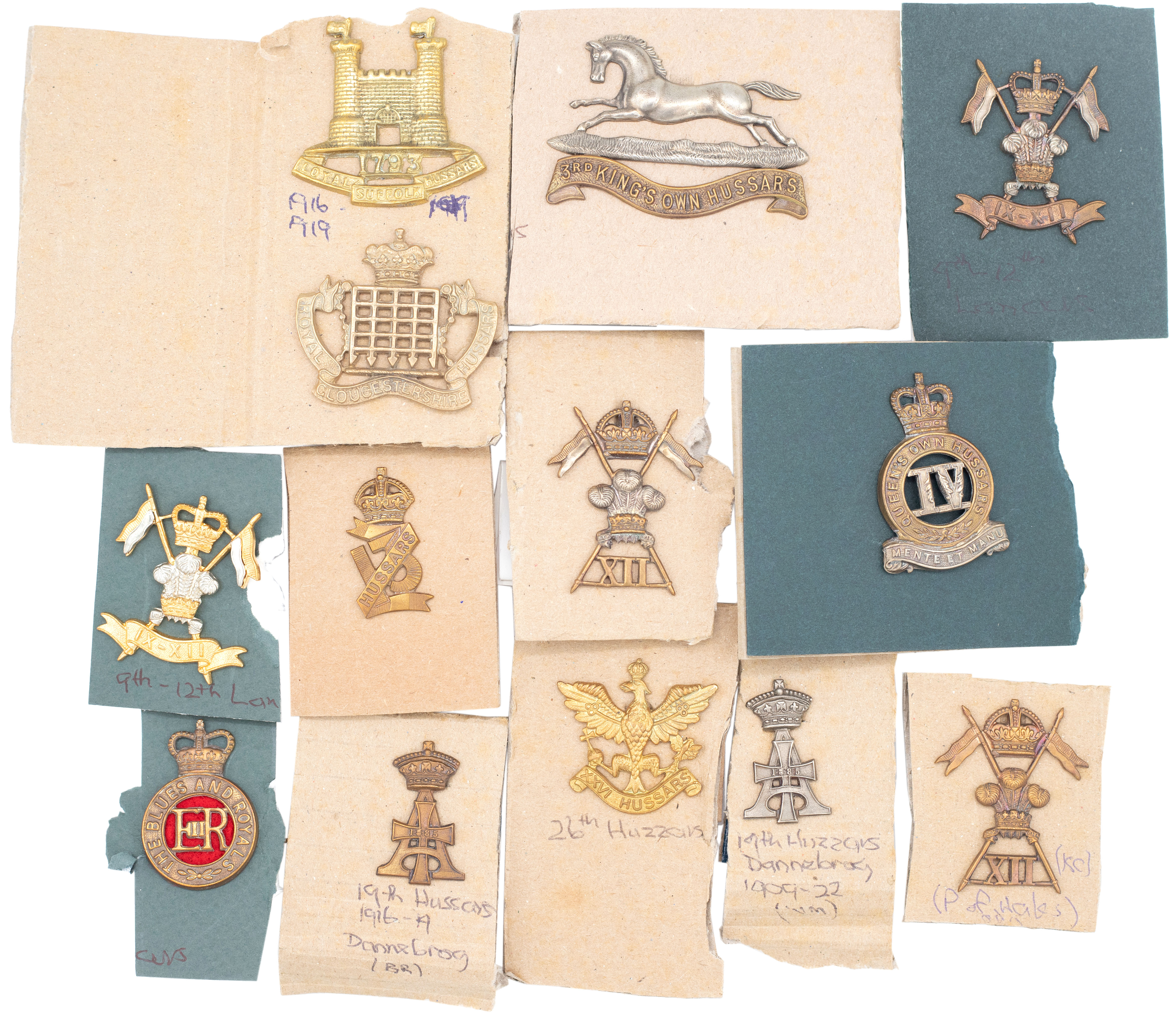 Great Britain, Hussars & Lancers, 1914 - 1960, VGC