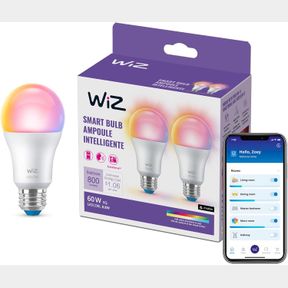 WIZ CONNECTED 60W A19 LED SMART LIGHT BULBS - CONNECTS TO YOUR WI-FI - E26 SMART BULB - CONTROL WITH VOICE OR APP + ACTIVATE WITH