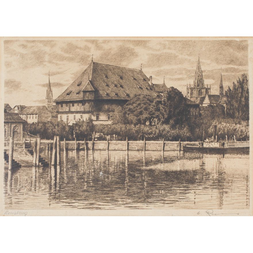 Artysta nieokreślony | Port w Konstancji nad Jeziorem Bodeńskim