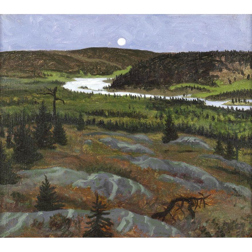 Tom Uttech (1942- ), Harold's Old Burn