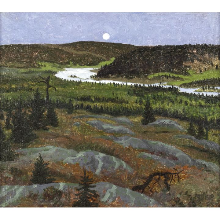 Tom Uttech (1942- ), Harold's Old Burn