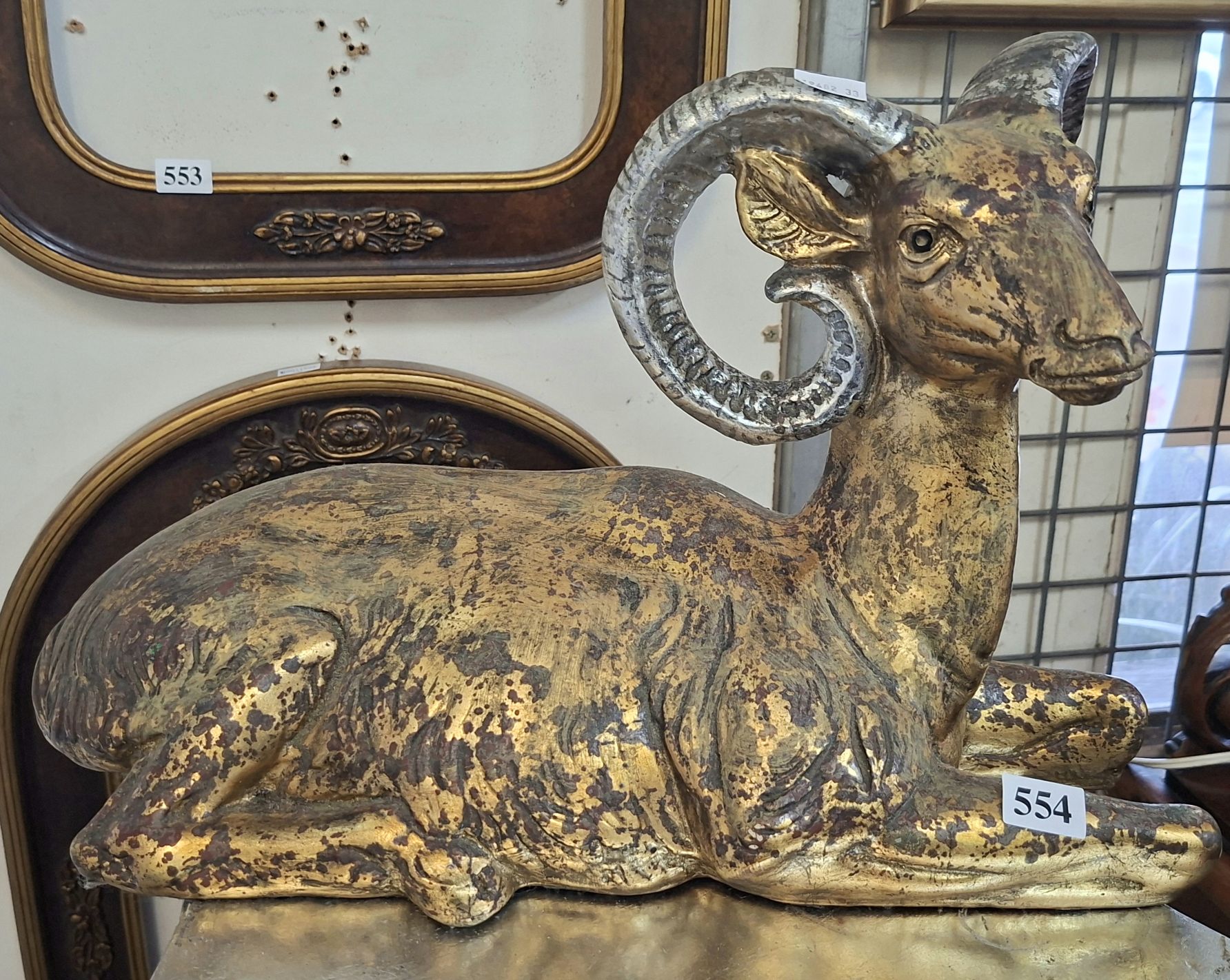 Modern Ram Ornament