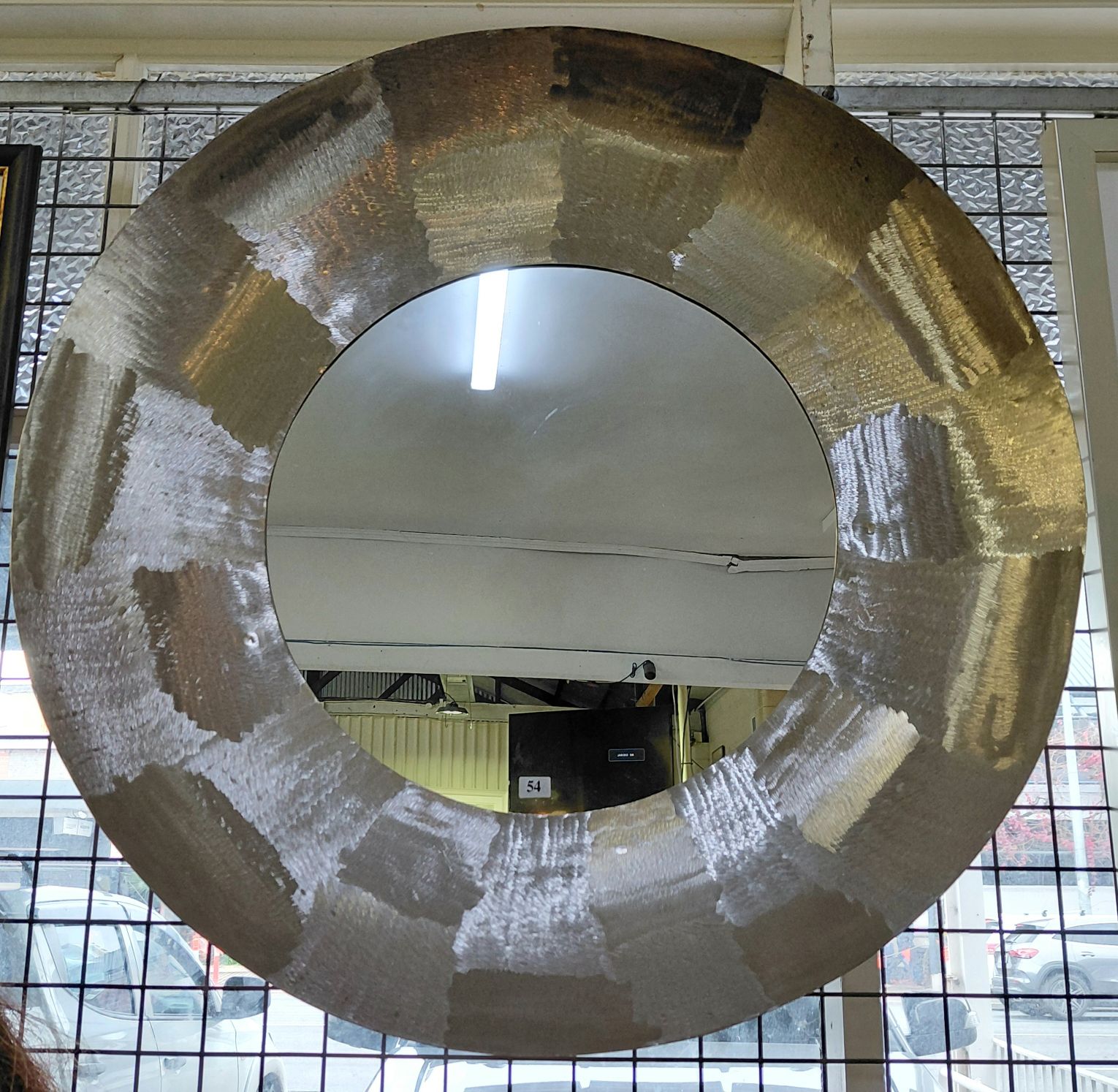 54 · INDUSTRIAL RUSTIC WALL MIRROR