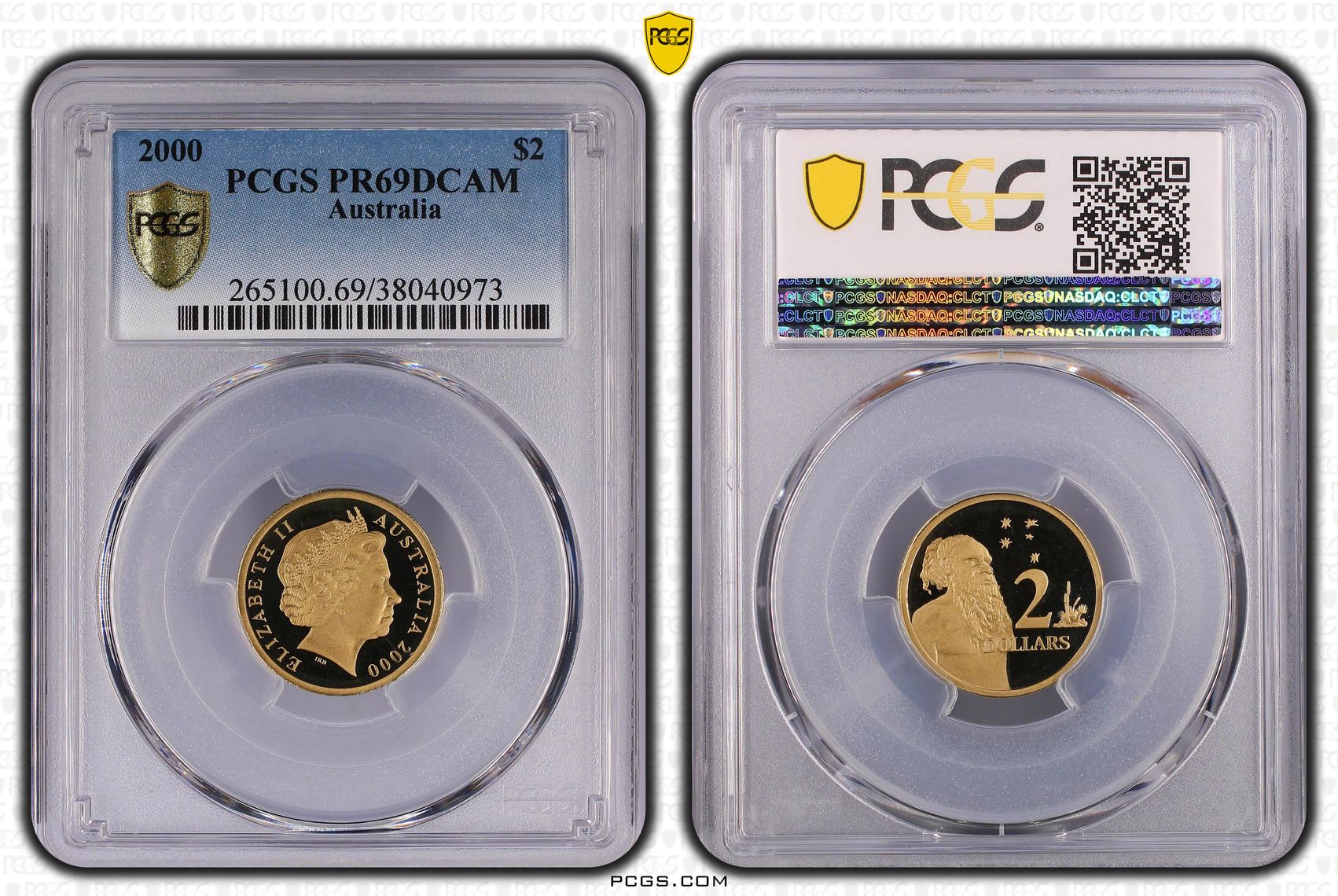 Two Dollar, 2000, PCGS PR69DCAM