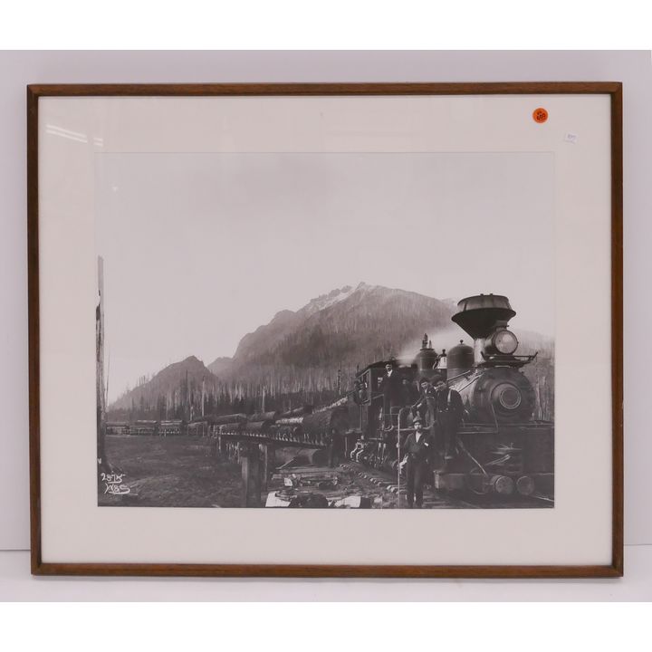 Historic Railroad Photograph Framed- Artech Framing- 25x30''