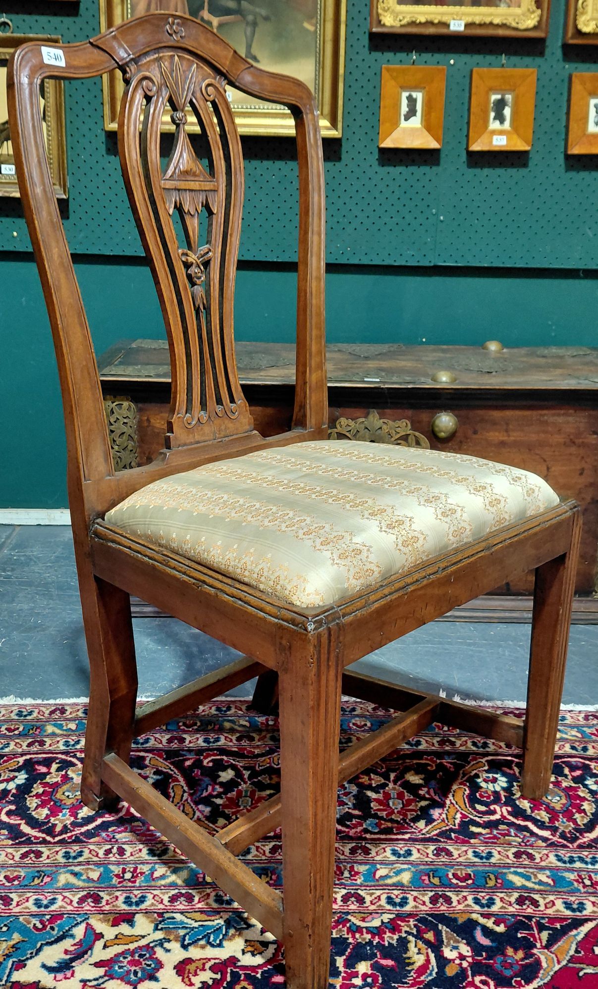 540 · HEPPLEWHITE HALLWAY CHAIR
