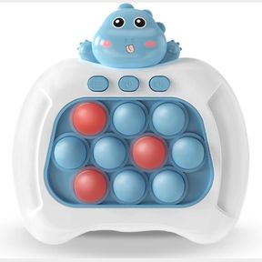FAST PUSH BUBBLE GAME FOR KIDS & ADULTS, VERSION 2, POP LIGHT UP QUICK PUSH FIDGET TOY HANDHELD GAME. GREAT FOR 8-12 YEAR OLD BOYS